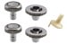 Knob Set - Radio - Non Console - Set of 5 - Used ~ 1968 Mercury Cougar / 1968 Ford Mustang 68knobset 1968,1968 cougar,1968 mustang,c8w,c8z,console,cougar,ford,ford mustang,knob,mercury,mercury cougar,mustang,non,radio,set,used,19260