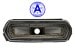 Side Marker Light / Turn Signal - Front - Grade A - Used ~ 1968 Mercury Cougar 68sidemark 1968,1968 cougar,assembly,c8w,complete,cougar,front,grade,light,marker,mercury,mercury cougar,side,signal,turn,used,bezel,19292,turn lamp