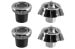 Knob Set - Radio - Set of 4 - Used ~ 1971 - 1973 Mercury Cougar / 1971 - 1973 Ford Mustang 71radioknobsx4,D1ZZ-18817-A 1971,1971 cougar,1971 mustang,1972,1973,18817,18822,1972 cougar,1972 mustang,1973 cougar,1973 mustang,balance,cougar,d1w,d1z,d1za,d1zz,d2w,d2z,d3w,d3z,fader,ford,ford mustang,inner,knob,mercury,mercury cougar,mustang,outer,radio,set,tuner,used,volume,19693