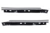 Moulding / Trim - Convertible - Horizontal Quarter Window Trim - Exterior - XR7 - PAIR - Restored ~ 1971 - 1973 Mercury Cougar 1971,1971 cougar,1972,1972 cougar,1973,1973 cougar,convertible,cougar,d1w,d2w,d3w,exterior,horizontal,mercury,mercury cougar,moulding,pair,quarter,restored,trim,window,xr7,driver,drivers,drivers,passenger,passengers,passengers,side,19748