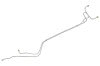 Transmission Cooling Lines - C-6 - OE Steel - Repro ~ 1967 thru EARLY 1968 Mercury Cougar / 1967 thru EARLY 1968 Ford Mustang