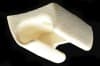 Sun Visor - Bracket - NEUTRAL - Coupe & Convertible - Repro ~ 1968 Mercury Cougar  / 1968 Ford Mustang  1968,1968 mustang,1971,1971 cougar,1972,1972 cougar,1973,1973 cougar,bracket,c8z,convertible,cougar,coupe,d1w,d2w,d3w,ford,ford mustang,head,headliner,liner,mercury,mercury cougar,mustang,neutral,new,repro,reproduction,sun,sun visor,sunvisor,visor,clip,mate,junction,bracket,holder,park,rest,hanger,hangar ,13811,fabric,interior,roof,liner,xr7