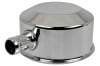 Oil Cap - Push On - CHROME - Closed Emissions - Repro ~ 1967 - 1970 Mercury Cougar / 1967 - 1970 Ford Mustang 1967,1967 cougar,1967 mustang,1968,1968 cougar,1968 mustang,1969,1969 cougar,1969 mustang,1970,1970 cougar,1970 mustang,c7w,c7z,c8w,c8z,c9w,c9z,cap,chrome,closed,cougar,d0w,d0z,emissions,ford,ford mustang,mercury,mercury cougar,mustang,new,oil,push,repro,reproduction,breather,13861