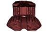 Interior Seat Upholstery - Vinyl - XR7 - Coupe - DARK RED - Rear Seat - Repro ~ 1970 Mercury Cougar 1970,1970 cougar,cougar,coupe,d0w,dark,interior,kit,mercury,mercury cougar,new,only,rear,red,repro,reproduction,seat,upholstery,vinyl,xr7,x,r,7,back,seat,14397