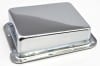 Transmission Pan - C 4 - OEM Style - Chrome - 1" Deeper - Repro ~ 1967 - 1969 Mercury Cougar / 1967 - 1969 Ford Mustang