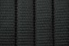 Interior Seat Upholstery - Vinyl - XR7 - w/ Comfortweave Inserts - BLACK - Complete Kit - Repro ~ 1968 Mercury Cougar