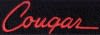 Floor Mats - COUPE ONLY - BLACK Carpet - Red Cougar Script - NEW ~ 1971 - 1973 Mercury Cougar