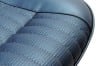 Interior Seat Upholstery - Vinyl - Decor - w/ Comfortweave Inserts - Coupe - MEDIUM BLUE - Rear Seat - Repro ~ 1970 Mercury Cougar