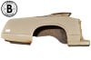 Quarter Panel - Passenger Side - Grade B - Used ~ 1971 - 1973 Mercury Cougar 1971,1971 cougar,1972,1972 cougar,1973,1973 cougar,cougar,d1w,d2w,d3w,grade,mercury,mercury cougar,panel,passenger,quarter,rear,side,used,passenger,passengers,passengers,side,15364