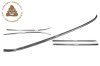 Moulding / Trim Set - Windshield - Repro ~ 1967 - 1968 Mercury Cougar / 1965 - 1968 Ford Mustang 1965,1965 mustang,1966,1966 mustang,C5Z,C6Z,ford,ford mustang,mustang,1967,1967 cougar,1968,1968 cougar,c7w,c8w,cougar,mercury,mercury cougar,moulding,moulding set,mouldings,new,repro,reproduction,set,trim,trim set,windshield,20295
