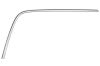 Moulding / Trim - Rear Window - Driver Side - Upper - Restored ~ 1969 - 1970 Mercury Cougar