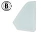 Quarter Window Glass - CLEAR - Passenger Side - CONVERTIBLE - Grade B - Used ~ 1970 Mercury Cougar / 1970 Ford Mustang