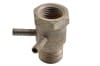 Vacuum Fitting - Round Steel 2 Port - Used ~ 1968 - 1969 Mercury Cougar / 1968 - 1969 Ford Mustang 2 port,port,two,9A474,289,302,351,1968,1968 cougar,1968 mustang,1969,1969 cougar,1969 mustang,c8w,c8z,c9w,c9z,cougar,fitting,ford,ford mustang,front,intake,manifold,mercury,mercury cougar,mustang,used,20666,fitting,vacuum