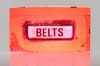 Lens - Belt indicator - Tape In - Dash - RED - Used ~ 1967 Mercury Cougar 1967,1967 cougar,cougar,dash,red,indicator,lens,mercury,mercury cougar,used,belt,seat belt,c7w,instrument,instrament,cluster,21-0058