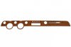 Dash Insert - XR7 - Burl Woodgrain - Three Piece - w/ A/C - Grade A - Used ~ 1967 - 1968 Mercury Cougar