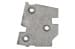 Plate - Door Hinge to Pillar - Driver Side Lower - Used ~ 1971 - 1973 Mercury Cougar / 1971 - 1973 Ford Mustang C6OZ-6202639-A,1971,1971 cougar,1971 mustang,1972,1972 cougar,1972 mustang,1973,1973 cougar,1973 mustang,D1W,D1Z,D2W,D2Z,D3W,D3Z,anchor,cougar,door hinge,driver,ford,ford mustang,hinge,lower,mercury,mercury cougar,mustang,pillar,plate,driver,drivers,driver