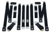 Seat Belts - Deluxe - BLACK - Restored ~ 1969 Mercury Cougar  / 1969 Ford Mustang