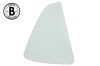 Quarter Window Glass - CLEAR - Passenger Side - Grade B - Used ~ 1967 - 1968 Mercury Cougar 1967,1967 cougar,1968,1968 cougar,29710,c7w,c8w,clear,cougar,coupe,glass,grade,mercury,mercury cougar,passenger,quarter,side,used,passenger,passengers,passengers,side,23483