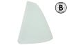 Quarter Window Glass - CLEAR - Driver Side - Grade B - Used ~ 1967 - 1968 Mercury Cougar