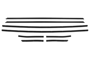 Beltline Weatherstrip Kit - Door and Quarter Glass - Standard - Convertible - Repro ~ 1969 - 1970 Mercury Cougar / 1969 - 1970 Ford Mustang 69beltline-cv-std,weather strip,seal 1969,1969 cougar,1969 mustang,1970,1970 cougar,1970 mustang,beltline,c9w,c9z,convertible,cougar,d0w,d0z,door,felt,ford,ford mustang,glass,kit,mercury,mercury cougar,mustang,new,quarter,repro,reproduction,standard,weatherstrip,window,window glass kit,,23561