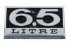 Emblem - 6.5 Litre - EACH - Grade A - Used ~ 1968 Mercury Cougar 1968,1968 cougar,c8w,cougar,emblem,litre,mercury,mercury cougar,used,6.5,6.5 litre,6.5 liter,original,390,wanted,24471,6,5,6.5,65,liter,litre,liter,badge,emblem,6 5 badge,6 5 emblem,6.5 emblem,6 5 badge