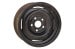 Stamped Steel Wheel - 14 X 6 - Small Center Hub - Used ~ 1968 - 1970 Mercury Cougar / 1968 - 1970 Ford Mustang c8zz-1007-d 1968,1968 cougar,1968 mustang,1969,1969 cougar,1969 mustang,1970,1970 cougar,1970 mustang,c7w,c7z,c8w,c8z,c8zz,c9w,c9z,cougar,d0w,d0z,ford,ford mustang,inch,mercury,mercury cougar,mustang,stamped,steel,stock,used,wheel,24522