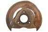 Splash Shield - Disc Brake - Passenger Side - Used ~ 1969 - 1973 Mercury Cougar / 1969 - 1973 Ford Mustang / Torino 1969,1969 cougar,1969 mustang,1970,1970 cougar,1970 mustang,1971,1971 cougar,1971 mustang,1972,1972 cougar,1972 mustang,1973,1973 cougar,1973 mustang,brake,c9w,c9z,cougar,d0w,d0z,d1w,d1z,d2w,d2z,d3w,d3z,disc,ford,ford mustang,mercury,mercury cougar,mustang,passenger,shield,side,splash,torino,used,dust,dirt,break,passenger,passengers,passengers,side,24621