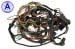 Under Dash Wiring Harness without A/C - XR7 / Eliminator - Grade A - BLACK - Used ~ 1969 Mercury Cougar  without,1969,1969 cougar,black,c9w,cougar,dash,eliminator,grade,harness,loom,mercury,mercury cougar,under,used,wire,wiring,xr7,underdash,20710