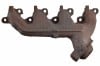 Exhaust Manifold - 351C-2V - Driver Side - Used ~ 1971 - 1973 Mercury Cougar / 1971 - 1973 Ford Mustang D1ZE-9431-AA,1971,1971 cougar,1971 mustang,1972,1972 cougar,1972 mustang,1973,1973 cougar,1973 mustang,351c,cougar,d1w,d1z,d2w,d2z,d3w,d3z,driver,exhaust,ford,ford mustang,left,manifold,mercury,mercury cougar,mustang,side,used,driver,drivers,drivers,25397,left