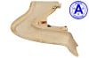 Stone Guard - Driver Side - Grade A -Used ~ 1973 Mercury Cougar 1973,1973 cougar,bumper,cougar,d3w,deflector,driver,filler,front,grade,guard,mercury,mercury cougar,panel,rock,side,stone,used,driver,drivers,drivers,25584,left
