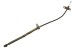 Throttle Cable - 351-4V - Used ~ 1972 - 1973 Mercury Cougar / 1972 - 1973 Ford Mustang d3zz-9a758-c,85 1972 cougar,1972 mustang,1973 cougar,1973 mustang,351,1972,1973,cable,cougar,d2w,d2z,d3w,d3z,ford,ford mustang,mercury,mercury cougar,mustang,throttle,used,25614