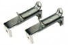 Support Brackets - Radiator - Lower - Pair - Repro ~ 1971 - 1973 Mercury Cougar - 1971 - 1973 Ford Mustang 1971,1971 cougar,1971 mustang,1972,1972 cougar,1972 mustang,1973,1973 cougar,1973 mustang,brackets,cougar,d1w,d1z,d2w,d2z,d3w,d3z,ford,ford mustang,lower,mercury,mercury cougar,mustang,new,radiadtor,radiator,repro,reproduction,support,lower,radiator,mounting,bracket,brackets,driver,drivers,drivers,passenger,passengers,passengers,side,25897