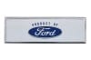 Emblem - Door Sill Scuff Plate - Blue Oval Product of Ford Logo - EACH - Repro ~ 1967 Mercury Cougar / 1967 Ford Mustang 1967,1967 cougar,1967 mustang,blue,c7w,c7z,cougar,decal,door,each,emblem,ford,ford mustang,logo,mercury,mercury cougar,mustang,new,oval,plate,product,repro,reproduction,scuff,sill,26104