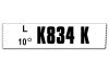 429 CJ MT With and W -Out Air Engine Code Decal - Repro ~ 1971 Mercury Cougar - 1971 Ford Mustang 429,1971,1971 cougar,1971 mustang,429cj,air,code,cougar,d1w,d1z,decal,engine,ford,ford mustang,manual,mercury,mercury cougar,mustang,new,out,repro,reproduction,transmission,26331
