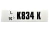 Engine Code Decal - 351 - 2V - After 1-1-70 - Repro ~ 1970 Mercury Cougar / 1970 Ford Mustang 351,1970,1970 cougar,1970 mustang,after,cougar,d0w,d0z,decal,emission,ford,ford mustang,mercury,mercury cougar,mustang,new,repro,reproduction,26332