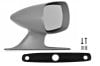 Side View Mirror - Sport - Passenger Side - Manual - Repro ~ 1969 - 1973 Mercury Cougar 1969,1969 cougar,1970,1970 cougar,1971,1971 cougar,1972,1972 cougar,1973,1973 cougar,C9W,D0W,D1W,D2W,D3W,cougar,mercury,mercury cougar,manual,mirror,passenger,repro,reproduction,side,sport,passenger,passengers,passengers,side,27042