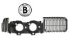 Grille Section - Passenger Side - Grade B - Used ~ 1967 Mercury Cougar