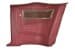 Rear Interior Panel - Decor - DARK RED - Passenger Side - Used ~ 1969 Mercury Cougar 1969,1969 cougar,C9W,cougar,mercury,mercury cougar,dark,decor,filler,panels,hand,interior,panel,passenger,rear,red,right,side,used,decor,rear,panel,dark,red,passenger,passengers,passenger