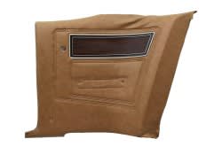 Rear Interior Panel - Decor - SADDLE - Passenger Side - Used ~ 1969 Mercury Cougar 7269,7264-clone1 1969,1969 cougar,C9W,cougar,mercury,mercury cougar,decor,filler,panels,hand,interior,panel,passenger,rear,right,saddle,side,used,decor,rear,panel,saddle,passenger,passengers,passenger