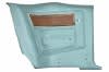 Rear Interior Panel - Decor - AQUA - Driver Side - Used ~ 1969 Mercury Cougar 1969,1969 cougar,C9W,cougar,mercury,mercury cougar,aqua,decor,driver,filler,panels,interior,panel,rear,side,used,decor,rear,panel,aqua,driver,drivers,drivers,27095,left