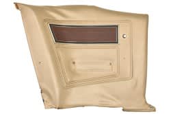 Rear Interior Panel - Decor - NUGGET GOLD - Driver Side - Used ~ 1969 Mercury Cougar 7276,7263-clone1 1969,1969 cougar,C9W,cougar,mercury,mercury cougar,decor,driver,filler,panels,gold,interior,nugget,nugget gold,panel,rear,side,used,decor,rear,panel,nugget,gold,driver,drivers,driver