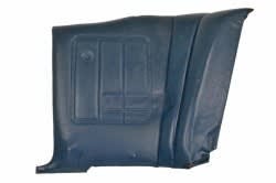Rear Interior Panel - XR7 - BLUE - Passenger Side - Used ~ 1969 Mercury Cougar 7282,7281-clone1 1969,1969 cougar,C9W,cougar,mercury,mercury cougar,blue,cougar,filler,panels,hand,interior,light,mercury,mercury cougar,panel,passenger,rear,right,side,used,xr7,rear,interior,panel,xr7,used,passenger,passengers,passenger
