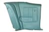 Rear Interior Panel - XR7 - AQUA - Driver Side - Used ~ 1969 Mercury Cougar 1969,1969 cougar,C9W,cougar,mercury,mercury cougar,aqua,cougar,driver,filler,panels,interior,mercury,mercury cougar,panel,rear,side,used,xr7,rear,interior,panel,xr7,used,driver,drivers,drivers,27112,left