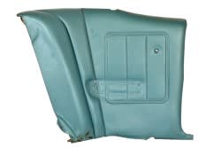 Rear Interior Panel - XR7 - AQUA - Driver Side - Used ~ 1969 Mercury Cougar 7291,7280-clone1 1969,1969 cougar,C9W,cougar,mercury,mercury cougar,aqua,cougar,driver,filler,panels,interior,mercury,mercury cougar,panel,rear,side,used,xr7,rear,interior,panel,xr7,used,driver,drivers,driver