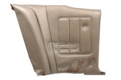 Rear Interior Panel - XR7 - NUGGET GOLD - Driver Side - Used ~ 1969 Mercury Cougar 7292,7280-clone1 1969,1969 cougar,C9W,cougar,mercury,mercury cougar,driver,filler,panels,gold,interior,mercury,mercury cougar,nugget,panel,rear,side,used,xr7,rear,interior,panel,xr7,used,driver,drivers,driver