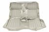 Interior Seat Upholstery - Vinyl - Decor - w/ Comfortweave Inserts - Convertible - Rear Seat - WHITE - Repro ~ 1971 - 1973 Mercury Cougar