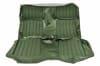 Interior Seat Upholstery - Vinyl - Decor - w/ Comfortweave Inserts - Coupe - Rear Seat - MEDIUM GREEN - Repro ~ 1971 - 1973 Mercury Cougar