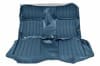 Interior Seat Upholstery - Vinyl - Decor - w/ Comfortweave Inserts - Convertible - Rear Seat - MEDIUM BLUE - Repro ~ 1971 - 1973 Mercury Cougar 1971,1971 cougar,1972,1972 cougar,1973,1973 cougar,blue,comfort,comfortweave,cougar,coupe,d1w,d2w,d3w,interior,kit,knitted,medium blue,mercury,mercury cougar,new,rear,rear seat,repro,reproduction,seat,upholstery,weave,back,seat,27163,seat,covers