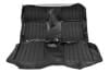 Interior Seat Upholstery - Vinyl - Decor - w/ Comfortweave Inserts - Convertible - Rear Seat - BLACK - Repro ~ 1971 - 1973 Mercury Cougar 1971,1971 cougar,1972,1972 cougar,1973,1973 cougar,black,comfort,comfortweave,cougar,coupe,d1w,d2w,d3w,interior,kit,knitted,mercury,mercury cougar,new,rear,rear seat,repro,reproduction,seat,upholstery,weave,cover,back,seat,27164,seat,covers