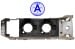 Headlight Housing - Driver Side - Grade A - Used ~ 1971- 1972 Mercury Cougar 8219,D1WB-13101 1971,1971 cougar,1972,1972 cougar,bucket,cougar,d1w,d2w,grille,headlight,housing,mercury cougar,driver,drivers,driver